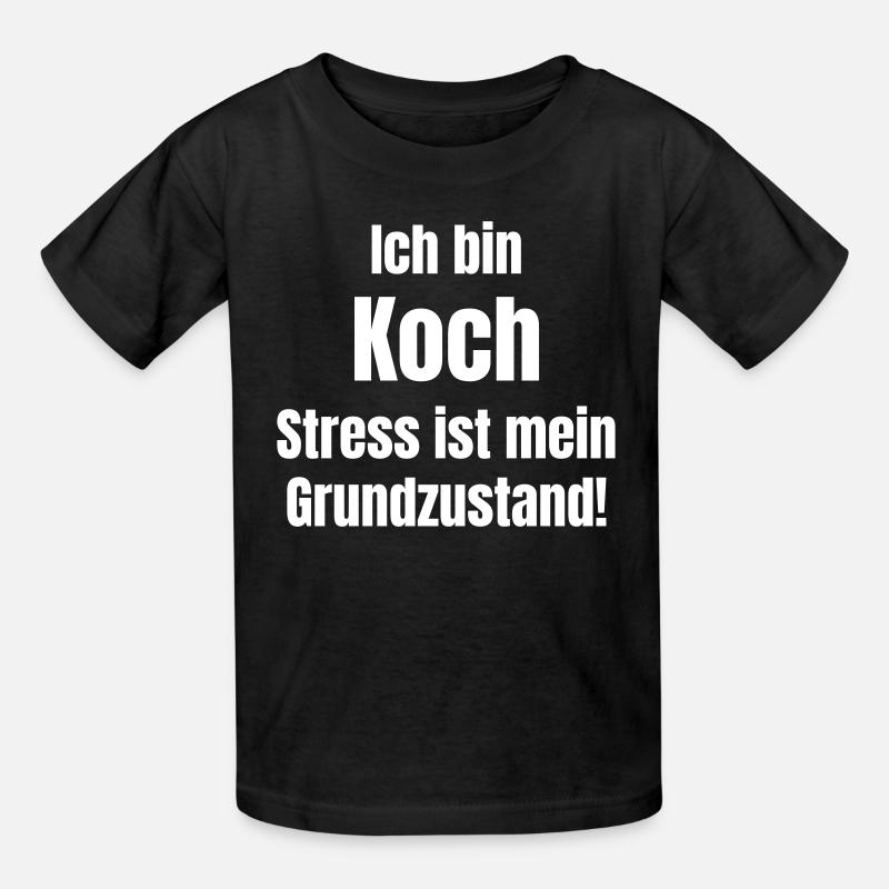 Stress du chef : condition de base - T-shirts Russell Enfant - noir