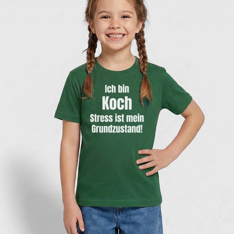 Chef Stress Basic Condition Kids T-Shirt by Russell