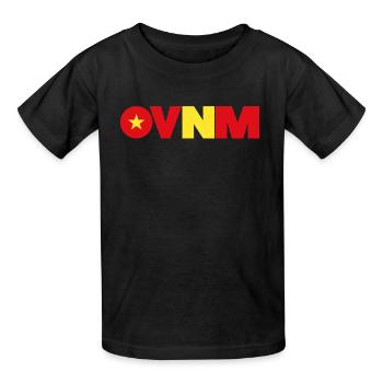 Vietnam - Kinder T-Shirt von Russell - Schwarz - Vorne - AI Model Kid Male (0cm)