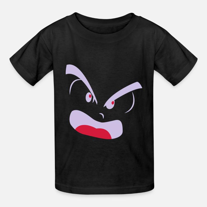 wütend - Kinder T-Shirt von Russell - Schwarz
