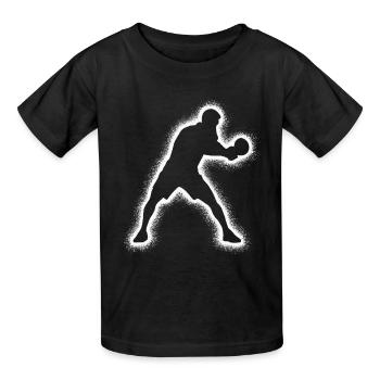 Joueurs de tennis de table Joueurs de tennis de table Hommes - T-shirts Russell Enfant - noir - Devant - AI Model Kid Male (0cm)