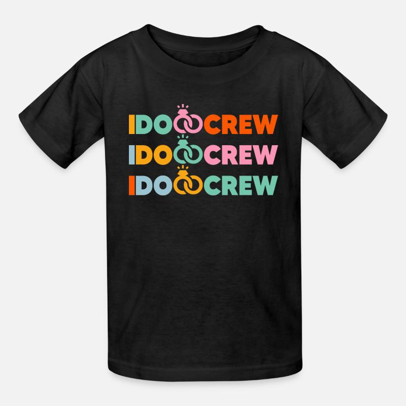 Ich mache Crew-Geschenk - Kinder T-Shirt von Russell - Schwarz