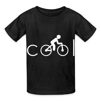 bicycle - Kids T-Shirt by Russell - black - Front - AI Model Kid Male (0cm)