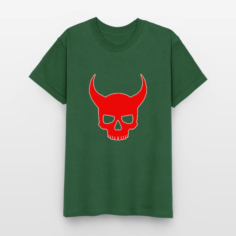 Devil Skull Kids T-Shirt by Russell