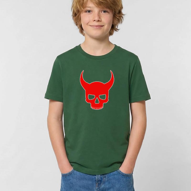 Devil Skull Kids T-Shirt by Russell