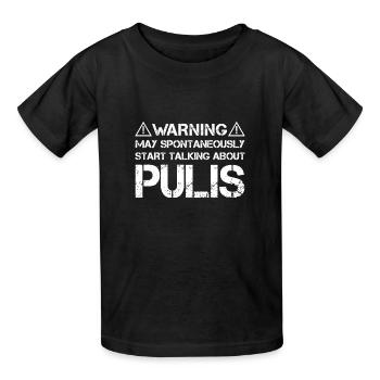 Puli - Kids T-Shirt by Russell - black - Front - AI Model Kid Male (0cm)
