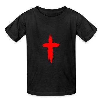 Religion Symbole - T-shirts Russell Enfant - noir - Devant - AI Model Kid Male (0cm)