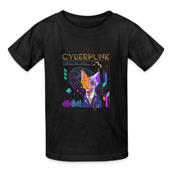 Technologie Android du futur - T-shirts Russell Enfant - noir - Devant - AI Model Kid Male (0cm)