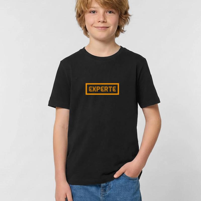 vor dir steht ein Experte Kinder T-Shirt von Russell
