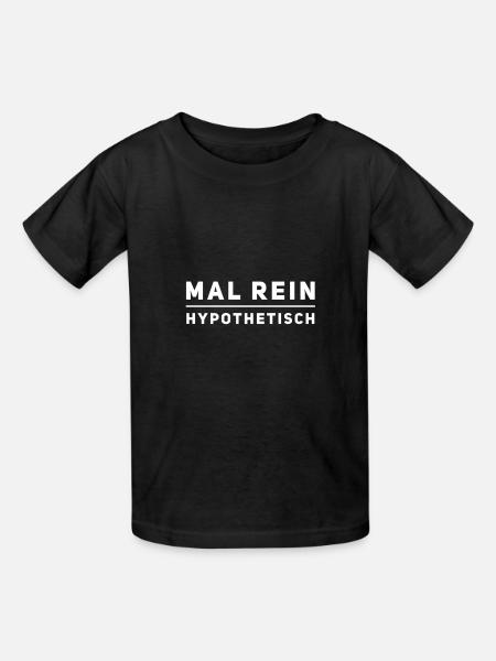 rein hypothetisch - Kinder T-Shirt von Russell - Schwarz