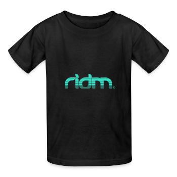 ridm striped - Kids T-Shirt by Russell - black - Front - AI Model Kid Male (0cm)