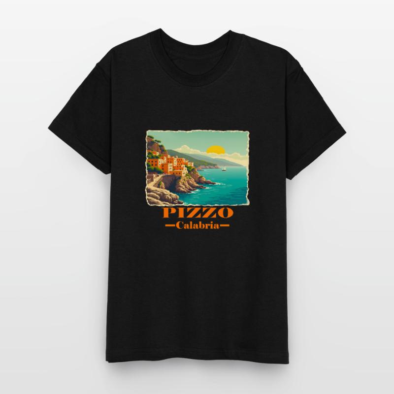 Pizzo Kalabrien orange Kinder T-Shirt von Russell