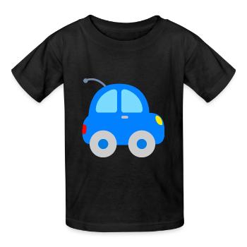 Car for children - Kids T-Shirt by Russell - black - Front - AI Model Kid Male (0cm)