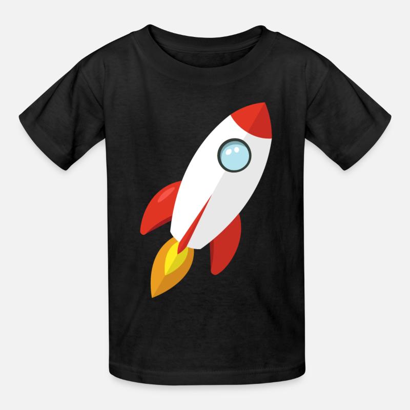 Fusée - T-shirts Russell Enfant - noir