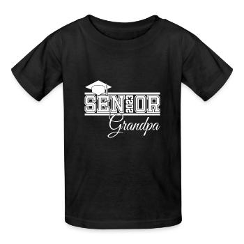 Senior 2023 Opa stolzer Opa von Absolventen - Kinder T-Shirt von Russell - Schwarz - Vorne - AI Model Kid Male (0cm)