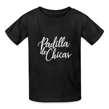 Padilla de Chicas Bride's Gang Bridesmaid Wedding - Kids T-Shirt by Russell - black - Front - AI Model Kid Male (0cm)