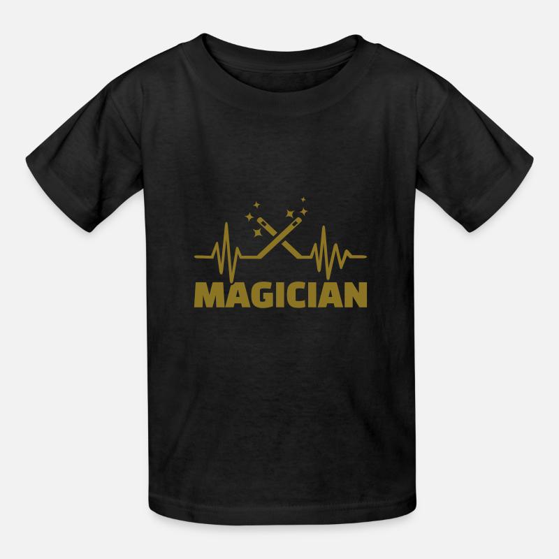 Magicien - T-shirts Russell Enfant - noir