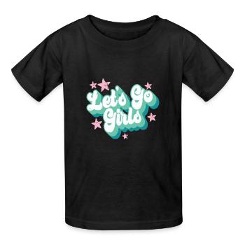 Let's Go Girls Hen Night Braut Junggesellenabschied - Kinder T-Shirt von Russell - Schwarz - Vorne - AI Model Kid Male (0cm)