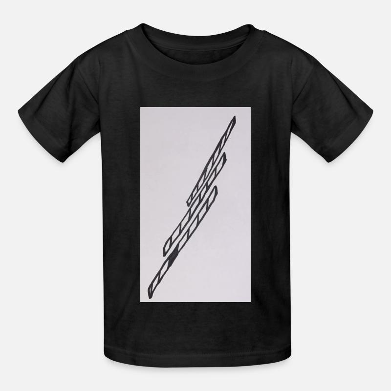 Dröhnen - Kinder T-Shirt von Russell - Schwarz