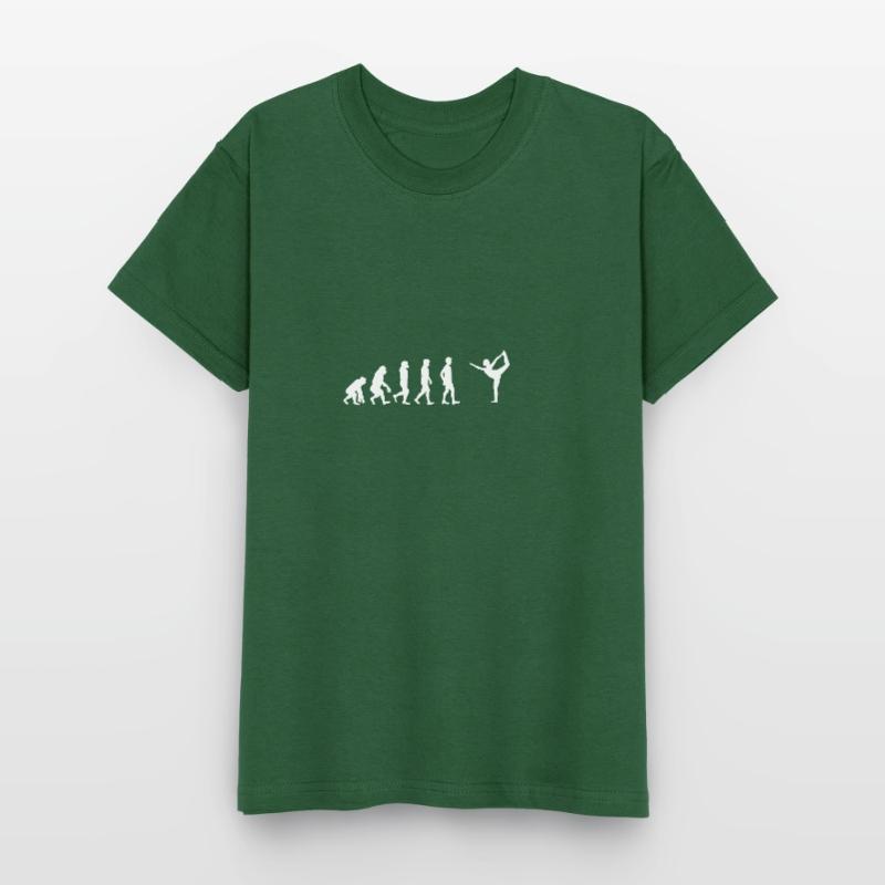 EVOLUTION yoga meditation studio dance studio Kids T-Shirt by Russell