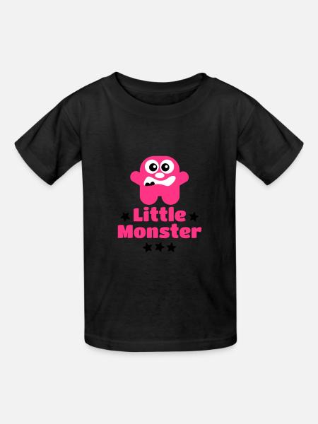 Little Monster - Kids T-Shirt by Russell - black