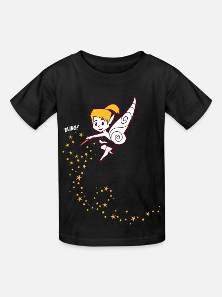 Fee "Bling!" - T-shirts Russell Enfant - noir