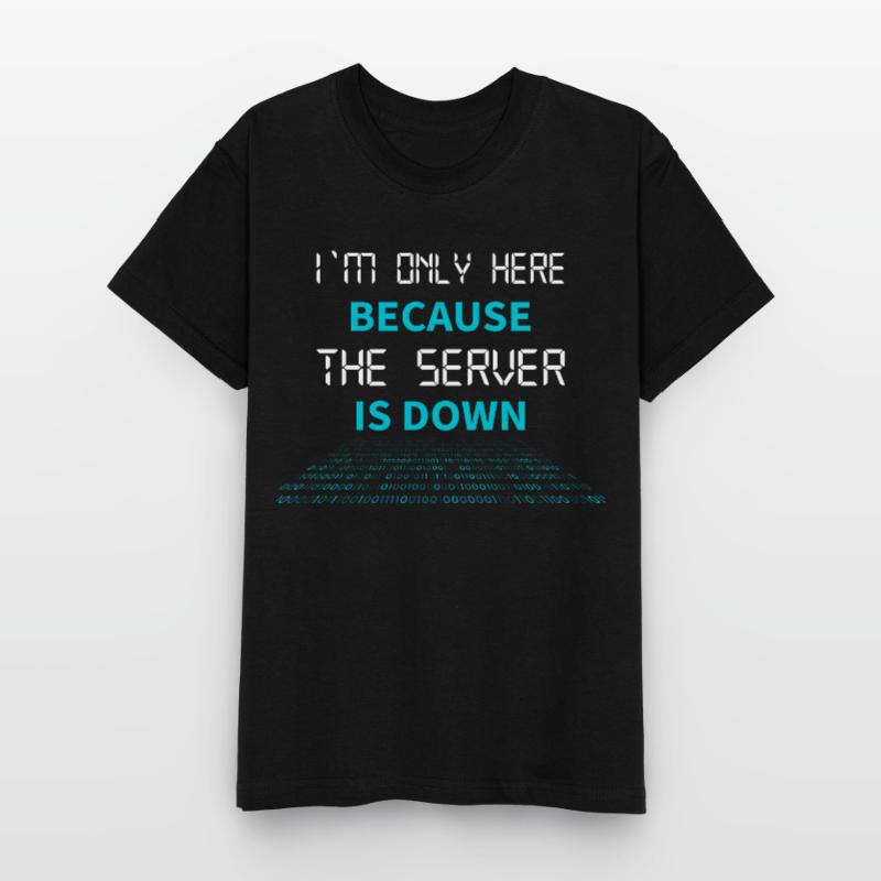 Nerd Coder Server Download Error 404 Kids T-Shirt by Russell