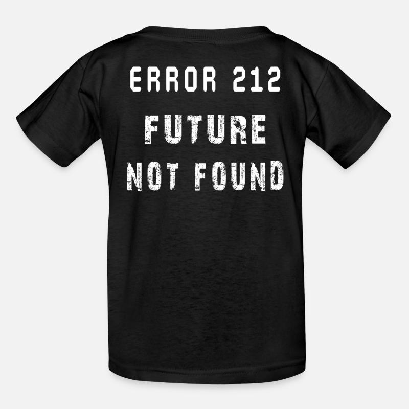 GenZ morocco: Error 212-Future not found - Kids T-Shirt by Russell - black