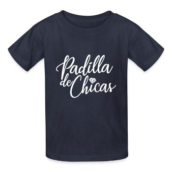 Padilla de Chicas Bride's Gang Bridesmaid Wedding - Kids T-Shirt by Russell - navy - Front - AI Model Kid Male (0cm)