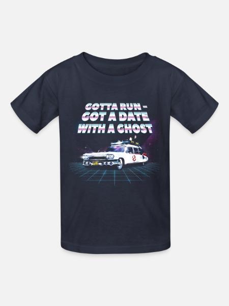 Ghostbusters Date Mit Einem Geist - Kinder T-Shirt von Russell - Navy
