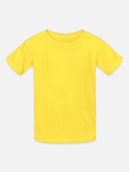 ZERO - Kinder T-Shirt von Russell - Gelb