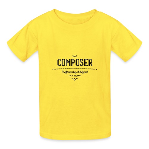 Bester Komponist - Handwerkskunst vom Feinsten, - Kinder T-Shirt von Russell