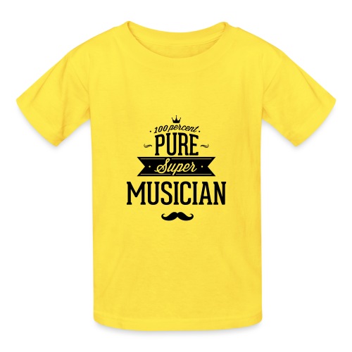 100 Prozent super Musiker - Kinder T-Shirt von Russell