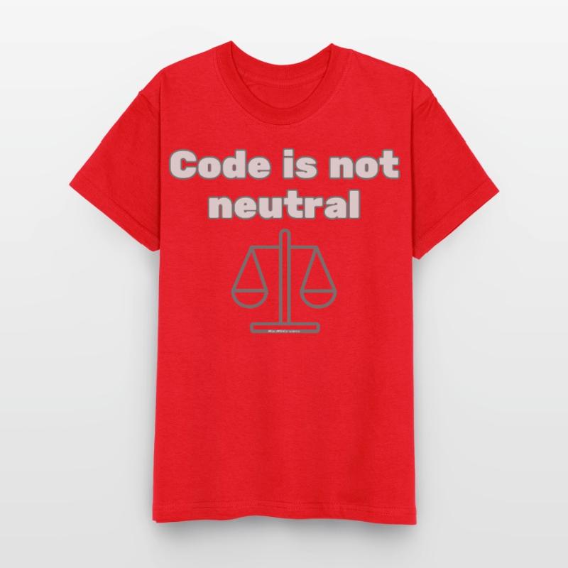 Le code n’st pas neutre Énoncé d’éthique du codeur T-shirts Russell Enfant