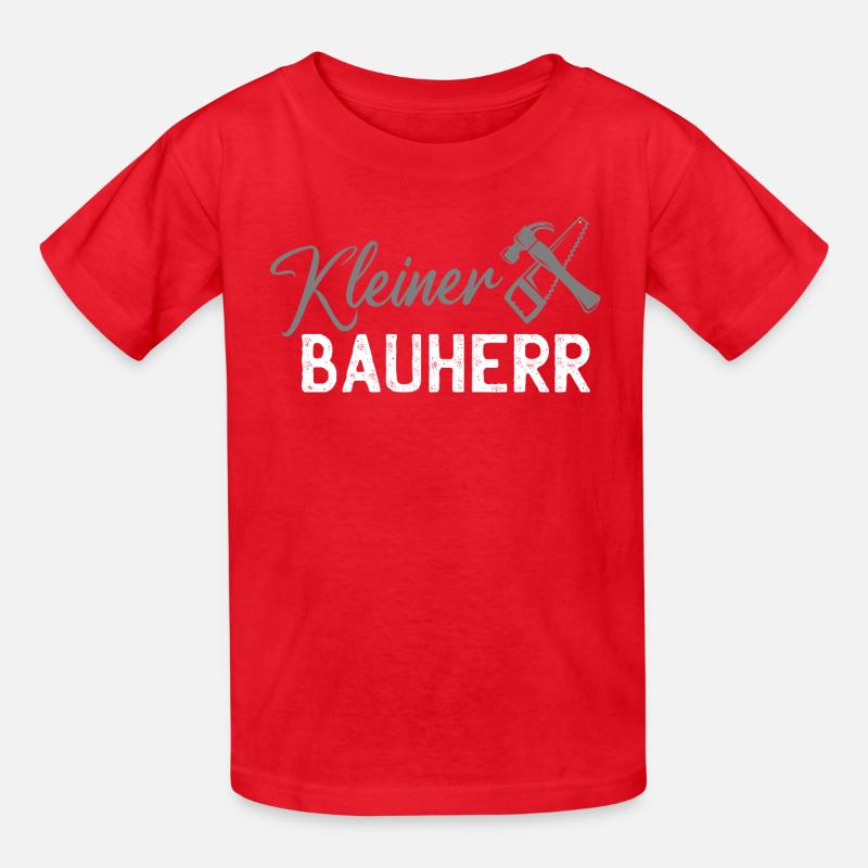 Conception d’outils pour petits constructeurs - T-shirts Russell Enfant - rouge