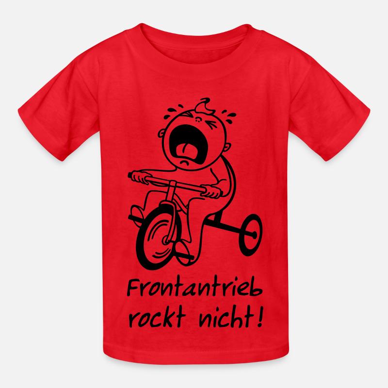 Traction avant ne bascule pas - T-shirts Russell Enfant - rouge