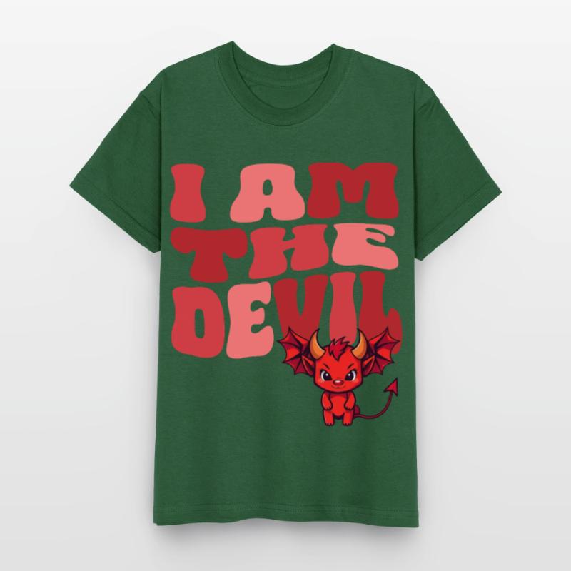 Devil Little Devil Devil Devil Woman Devil Guy Kids T-Shirt by Russell