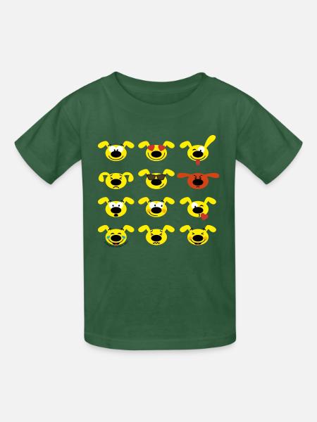 Marsupilami Emotionen - Kinder T-Shirt von Russell - Flaschengrün