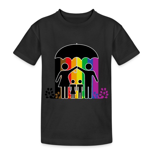 Pride umbrella 2 - Tung bomulls-T-shirt tonåringar