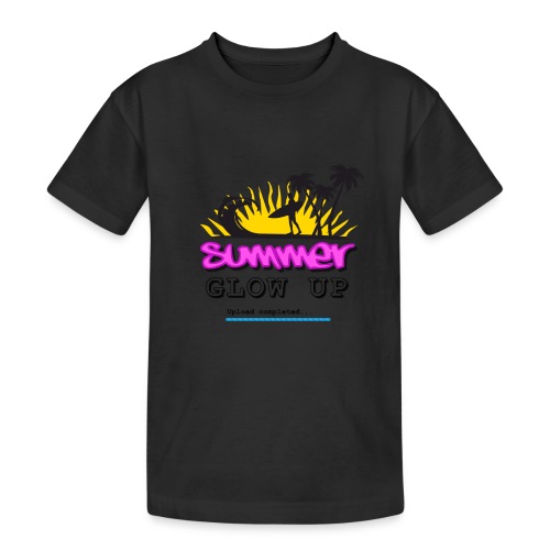 Summer Glow Up - Teenager Heavy Cotton T-Shirt