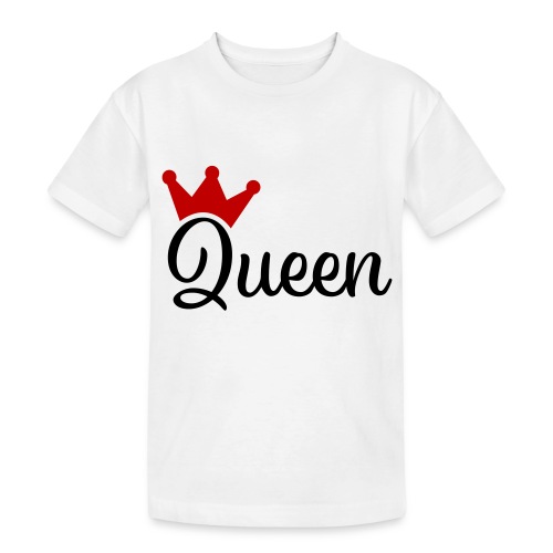 Queen mit Krone - Teenager Heavy Cotton T-Shirt