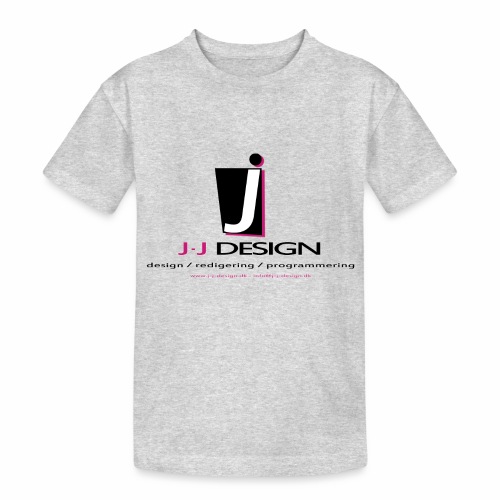 LOGO_J-J_DESIGN_FULL_for_ - Teenage Heavy Cotton T-Shirt