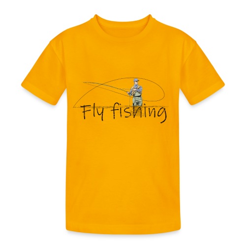 Fly fishing - Teenager Heavy Cotton T-Shirt