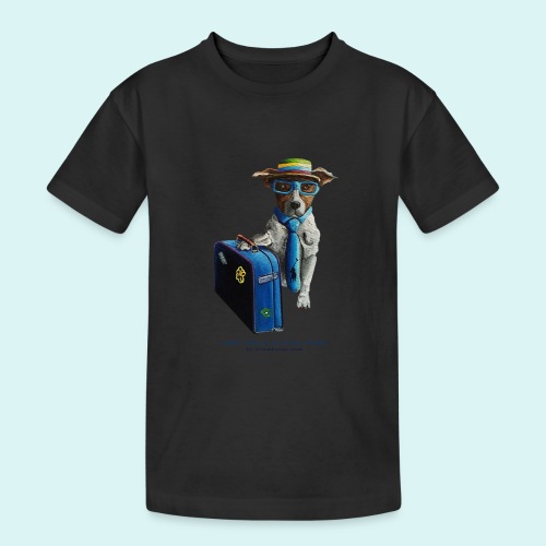 The Traveling Dog - Teenager Heavy Cotton T-Shirt