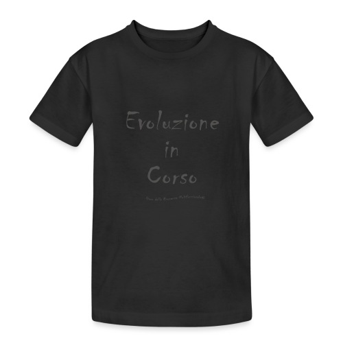 Evoluzione in corso - Maglietta di cotone robusto per adolescenti