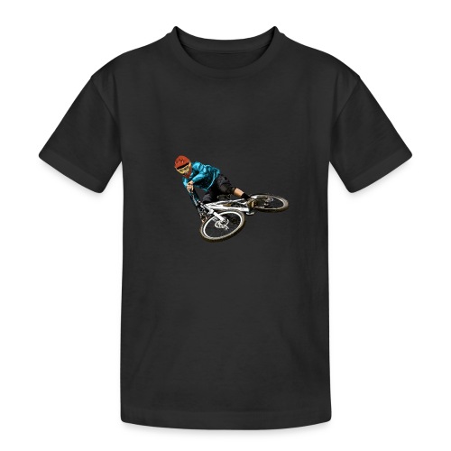 Mountainbiker - Teenager Heavy Cotton T-Shirt