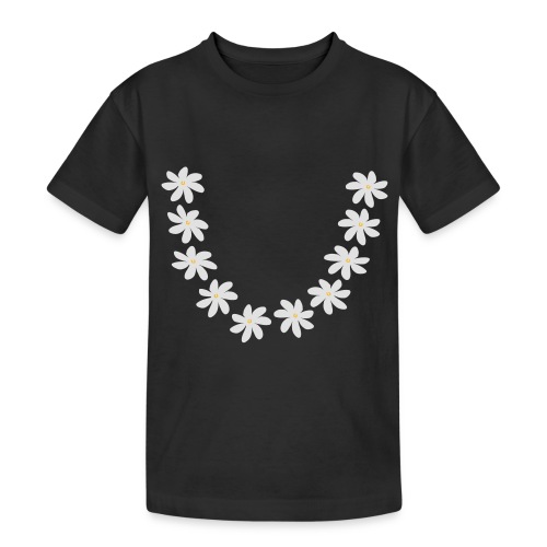 collier tiare couronne sans feuille Tahiti - T-shirt coton épais ado