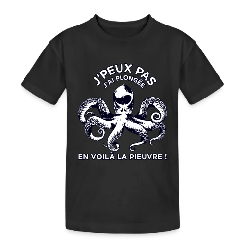 J'peux pas J'ai Plongée ! | T-Shirt Passion Sous-Marine - T-shirt coton épais ado