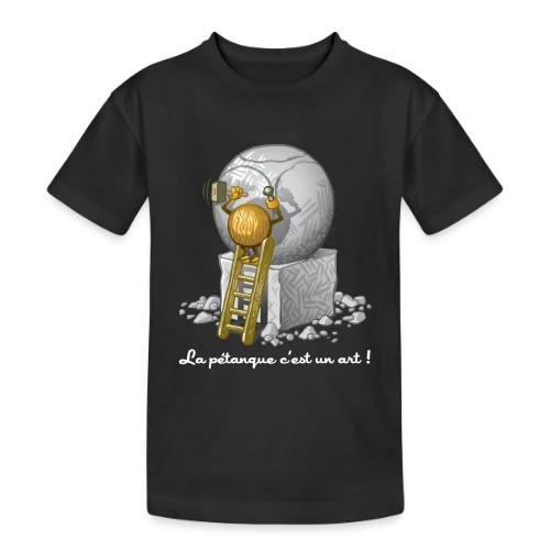 L'Art de la Pétanque : Quand le Sport Rencontre le Style - T-shirt coton épais ado