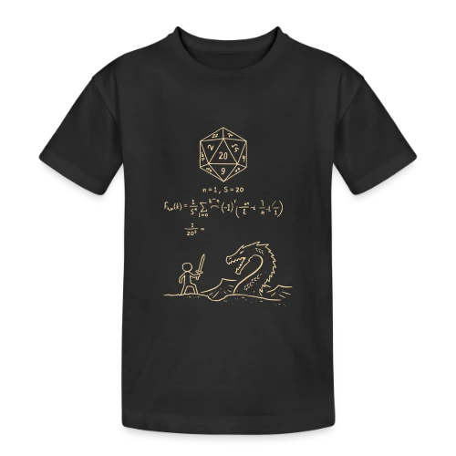 S-20_2 - Design Minimaliste Geek - T-shirt coton épais ado
